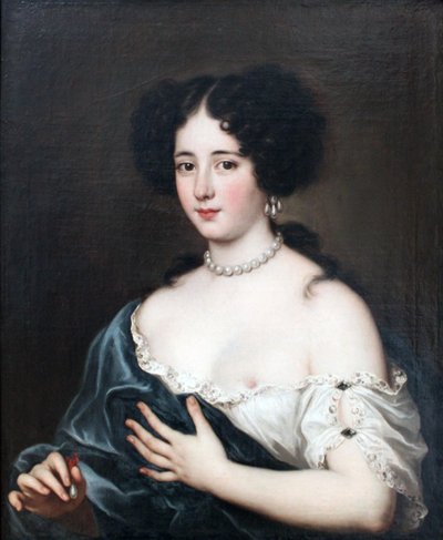 Clelia Cesarini Colonna (1655-1735), Princesa de Sonnino, como Cleopatra de Jacob Ferdinand Voet